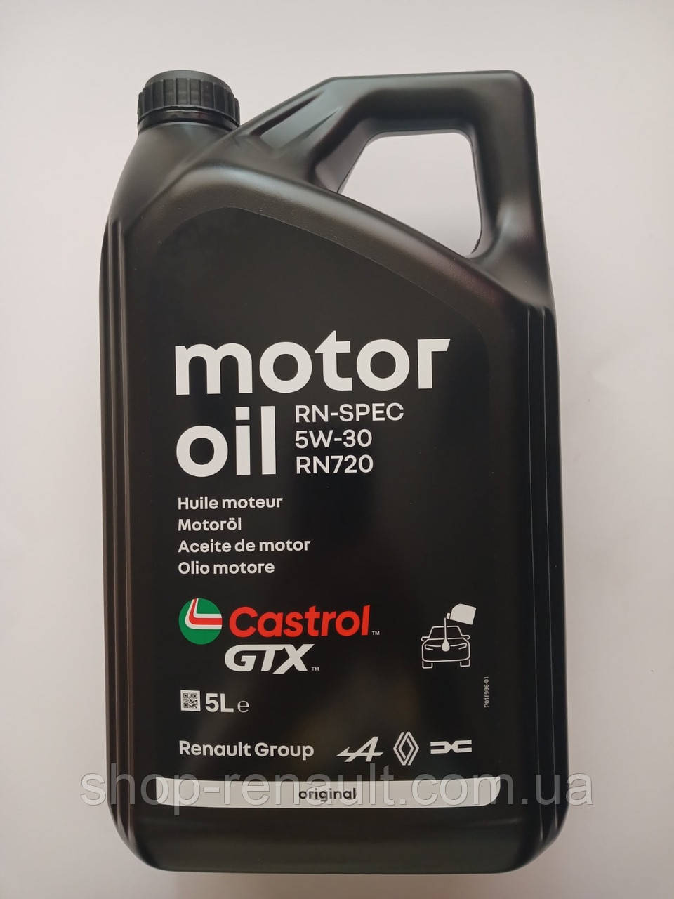 Renault (Original) 7711658108 - Моторна олива Castrol GTX RN 720 5W-30 5л.