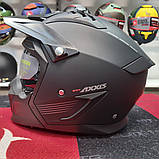 Мотошолом AXXIS HUNTER SV Solid Matt Black XS, фото 6