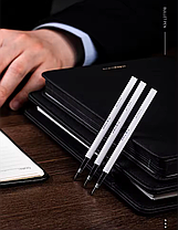 Набір змінних стержнів Deli S210 (3 шт., чорні) для Deli / Xiaomi Mijia Mi Pen, фото 5