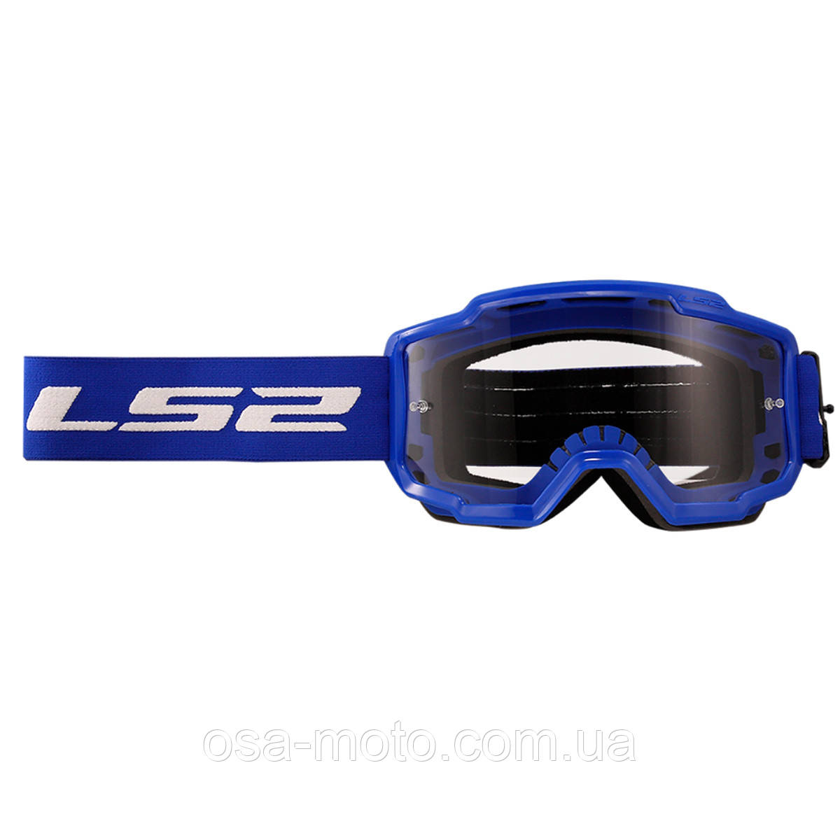 Маска кросова LS2 CHARGER Orange Clear Lens, фото 1