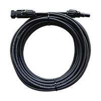 Кабель Solar 4 мм2 для з'єднання сонячних панелей, довжина 10м мідно-луджений з конекторами МС4