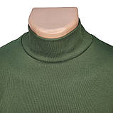 Водолазка чоловіча з горловиною,з начосом, Гольф всу хаки, фото 3