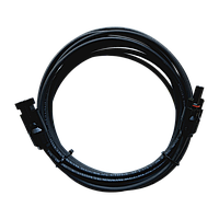 Кабель Solar 4 мм2 для з'єднання сонячних панелей, довжина 5м мідно-луджений з конекторами МС4