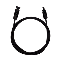 Кабель Solar 4 мм2 для з'єднання сонячних панелей, довжина 2м мідно-луджений з конекторами МС4