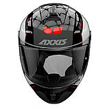 Мотошолом AXXIS DRAKEN S Wind B0 Gloss White XS, фото 5