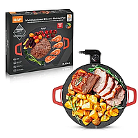 Електрогриль бездимний із ручками-36 см RAF R5304 1800W