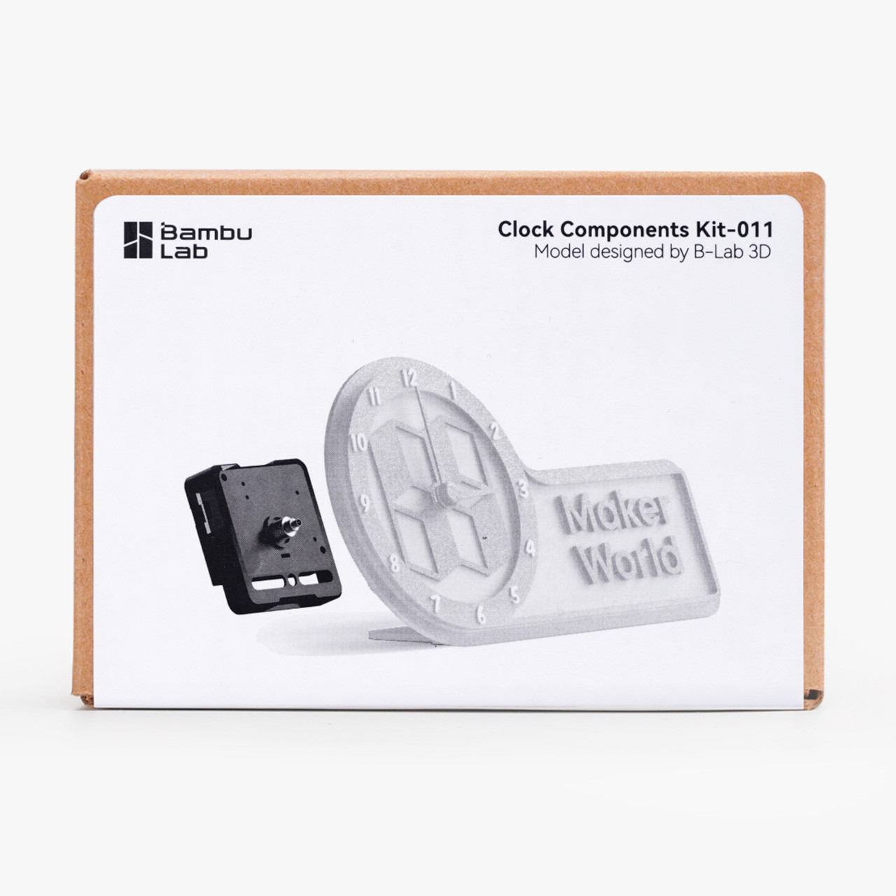 DIY комплект для друку та збірки — Годинник кварцовий Bambu Lab Clock Components Kit 011