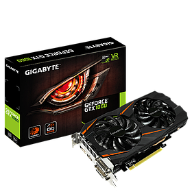 Відеокарта GeForce GTX 1060 3GB Gigabyte WindForce OC (GV-N1060WF2OC-3GD) Б/В