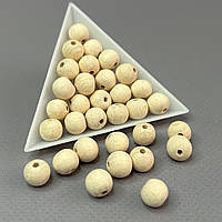 Намистина дерев'яна кругла 8 мм, бук