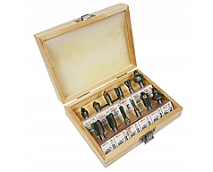 Набір фрез для дерева 12 од. Silver S10326