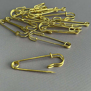 5 см - Безпечна булавка, лимонне золото