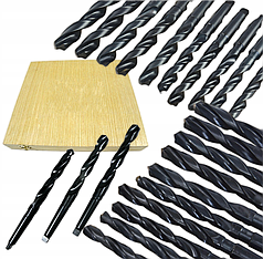 Набір свердел Silver з конічним кінцем Морзе 2 Ø14.5-23 мм 10шт S10420