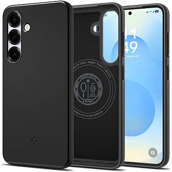 Чохол Spigen для Samsung Galaxy S25 - Thin Fit MagFit, Black (ACS08993)