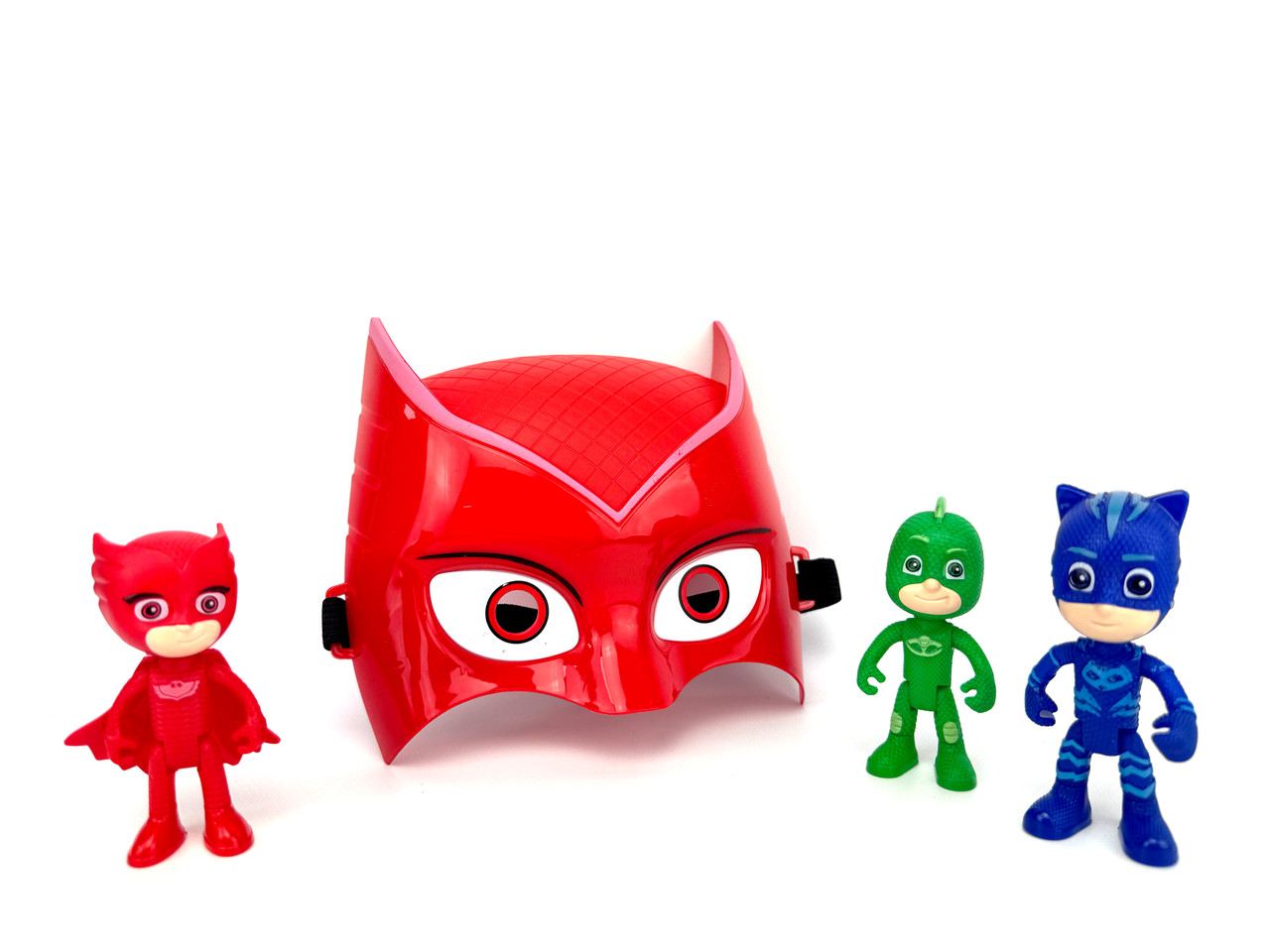 Ігровий Набір PJ Masks Маска Алетт Червона ( Очі, що світять) + 3 Фігурки Героїв " Герої в масках " 3311-2