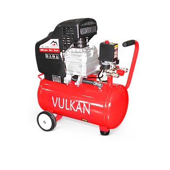 VULKAN Компресор рес-24л 250/190л/хв 1,8кВт 10бар 220В 1 циліндр IBL24B