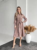 Плаття жіноче з квітковим принтом 42-44 46-48 50-52