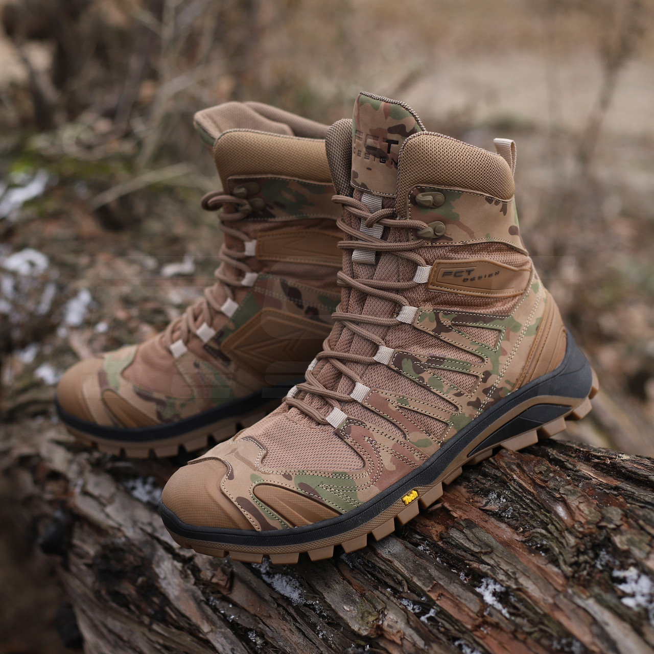 Берці тактичні демісезонні FCT Headhunter мембрана GoreTex Мультикам