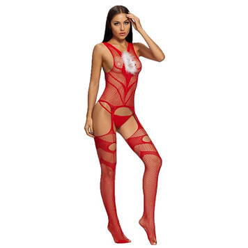 Sexy Christmas Fishnet Bodysuit Bomba💣