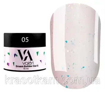 Builder Gel DREAM COLLECTION Valeri №05 15 мл