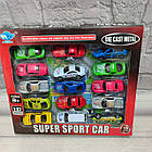 Набір металевих машинок, іграшкові модельки, транспорт Huada Toys JP638 метал 20 шт.