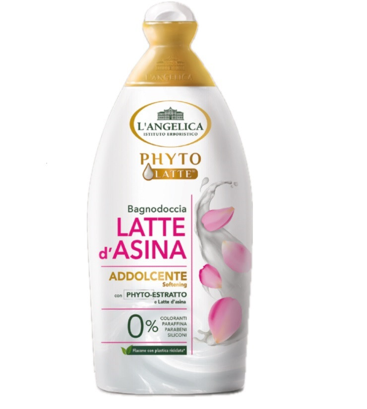 Гель для ванни та душу L`angelica Phytolatte з ослячим молоком 520 мл, фото 1
