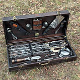 Шампура ручної роботи, набір для шашлику ручної роботи BS3 BIZON, фото 3