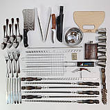 Шампура ручної роботи, набір для шашлику ручної роботи BS3 BIZON, фото 2