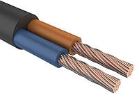 Провід ПВС нг 2х1,5 МЕГАНОМ чорний (ГОСТ 100%)