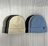 М 89513. Шапка подвійна з відворотом для мальчика "ARE denim", 2-8 років, різні кольори, фото 10