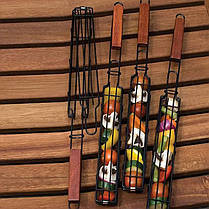 Сітка-гриль для овочів UNIQUE, Грати для грилю, Сітка MI-827 для барбекю, фото 3