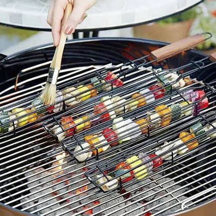 Сітка-гриль для овочів UNIQUE, Грати для грилю, Сітка MI-827 для барбекю, фото 1