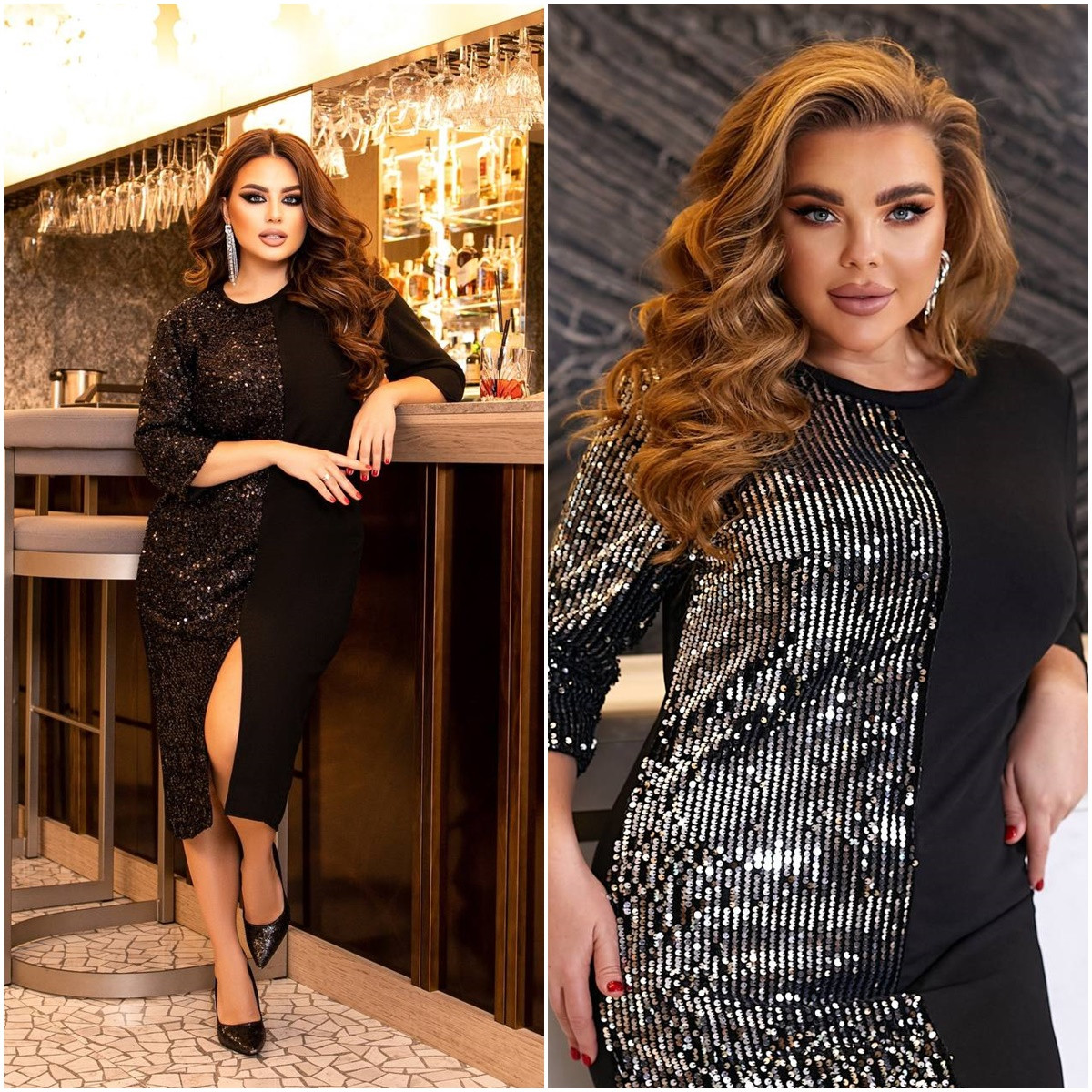 Сукня святкова міді паєтки