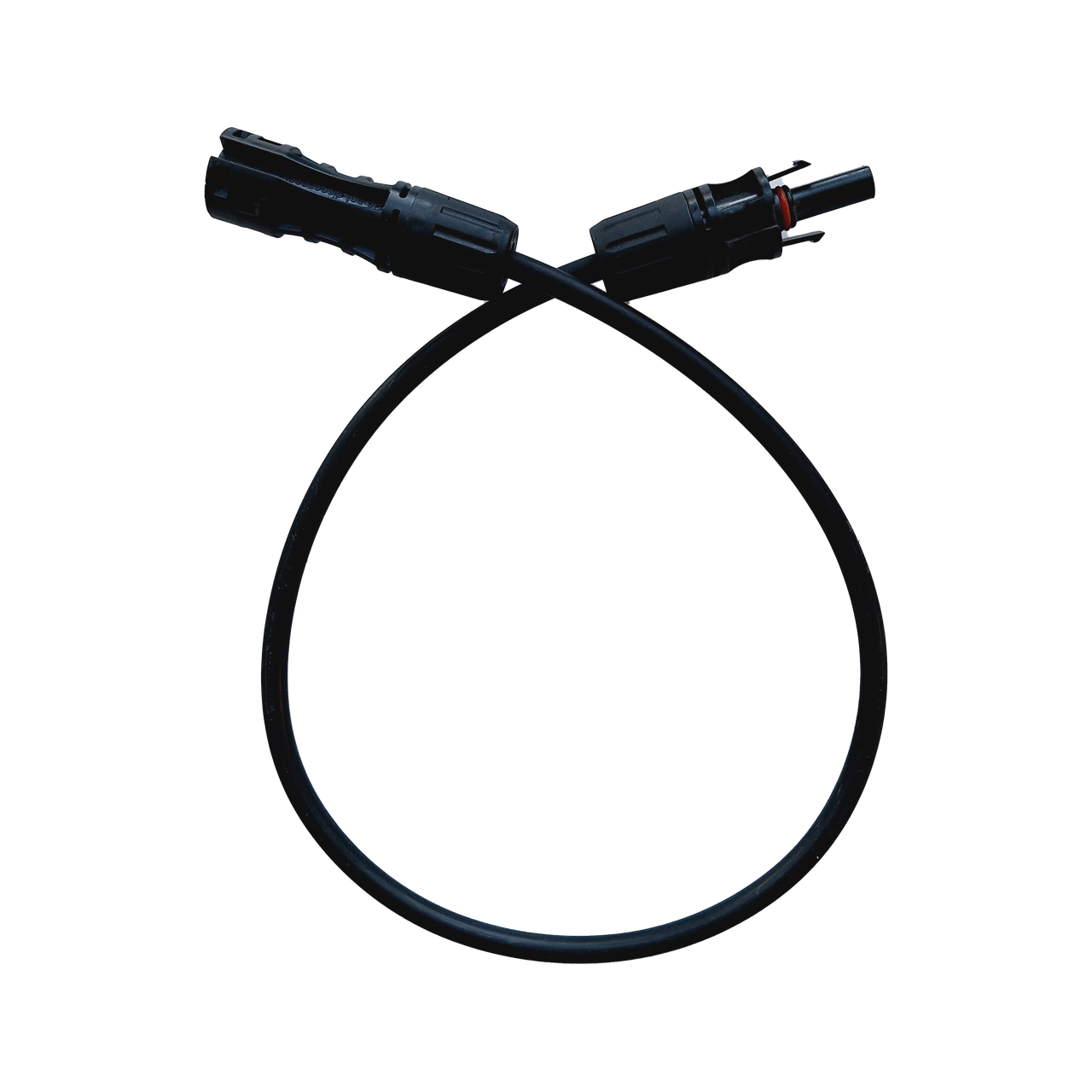 Кабель Solar 6мм2 для з'єднання сонячних панелей, довжина 50см мідно-луджений з конекторами МС4 Premium