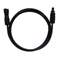 Кабель Solar 6мм2 для з'єднання сонячних панелей, довжина 2м мідно-луджений з конекторами МС4 Premium