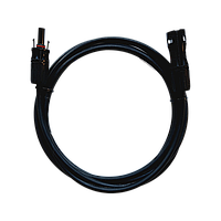 Кабель Solar 6мм2 для з'єднання сонячних панелей, довжина 3м мідно-луджений з конекторами МС4 Premium