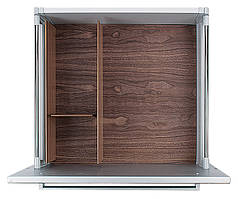 Вставка-лоток для посуду Fineline 600 мм, в ящик типу Blum, глубина 500мм, темний дуб