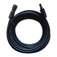 Кабель Solar 6мм2 для з'єднання сонячних панелей, довжина 15м мідно-луджений з конекторами МС4 Premium