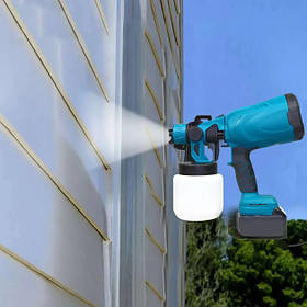 Професійний фарборозпилювач Krafftec 48V/2Ah, 600 W, 800 мл, Фарбопульт із ZG-241 регулюванням подачі