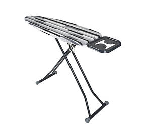 Прасувальна дошка 118 х 40 см Eurohome CLOUD суцільнометалева з розеткою принт смуги (EH11840MPLE-2)