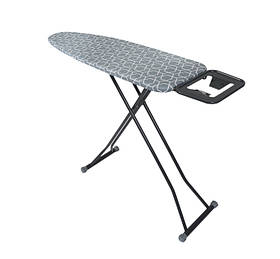 Прасувальна дошка 110 х 33 см Eurohome ALPINE суцільнометалева принт сіра абстракція (EH11033M-1)