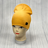 М 89506. Шапка подвійна для хлопчика "MOVE", 2-8 років, різні кольори, фото 7