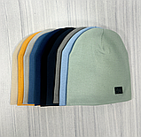 М 89506. Шапка подвійна для хлопчика "MOVE", 2-8 років, різні кольори, фото 9