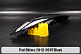 Декоративна маска Fiat Ottimo Black (2012-2017) ліва, фото 3