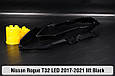 Декоративна маска зовнішня Nissan Rogue T32 LED Black (2017-2021) рест ліва, фото 6
