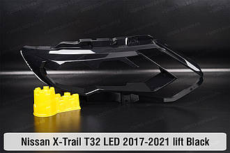 Декоративна маска зовнішня Nissan X-Trail T32 LED Black (2017-2021) рест права