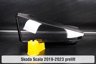 Скло фари Skoda Scala (2019-2023) дорест праве