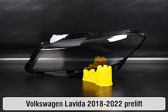Скло фари VW Volkswagen Lavida (2018-2022) дорест ліве