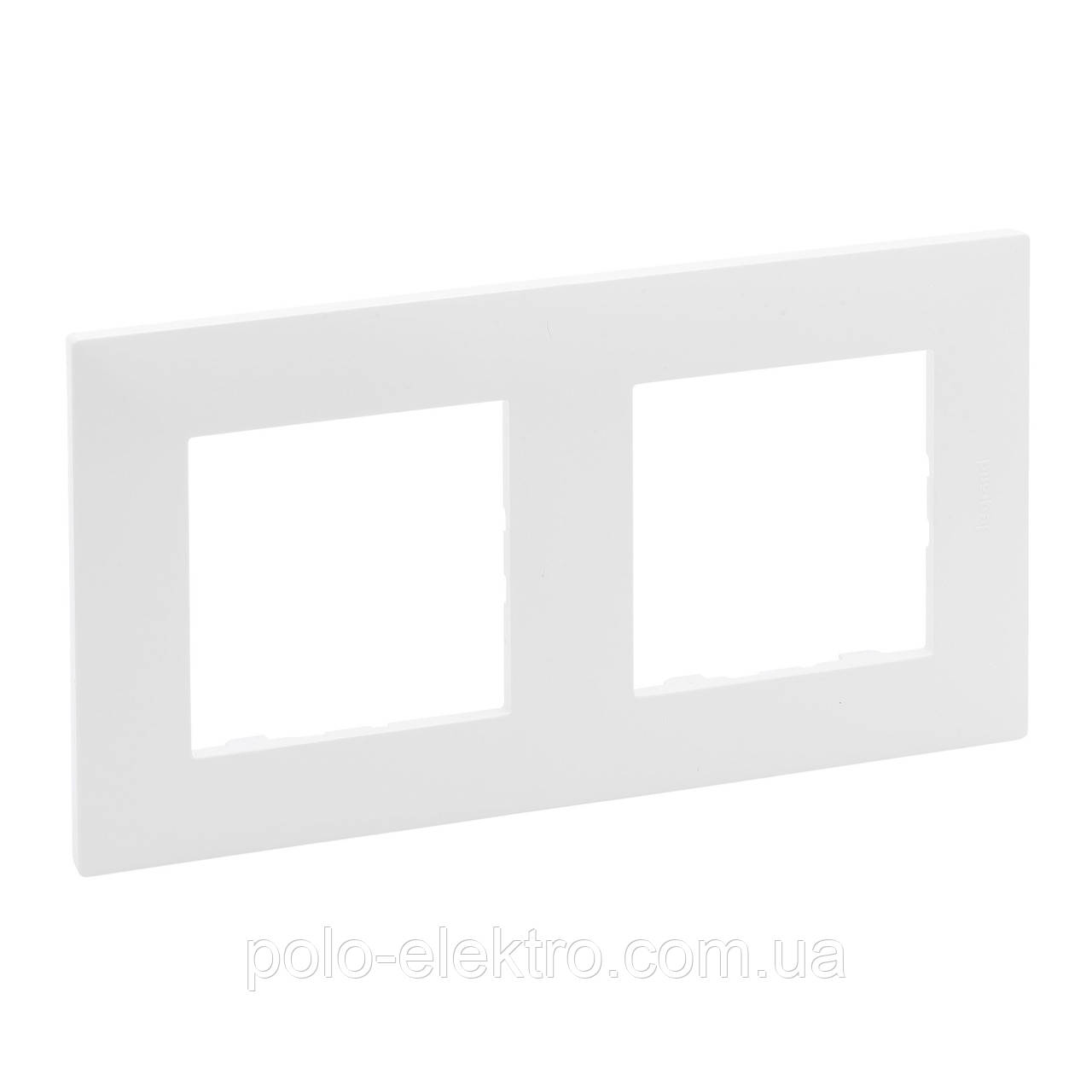 Рамка 2-постова колір білий Niloe Step Legrand
