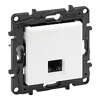 Розетка інформаційна RJ45  CAT5e UTP колір білий Niloe Step Legrand