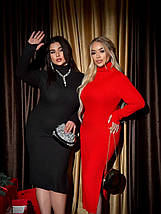 Сукня з трикотажу рубчик мустанг, фото 3